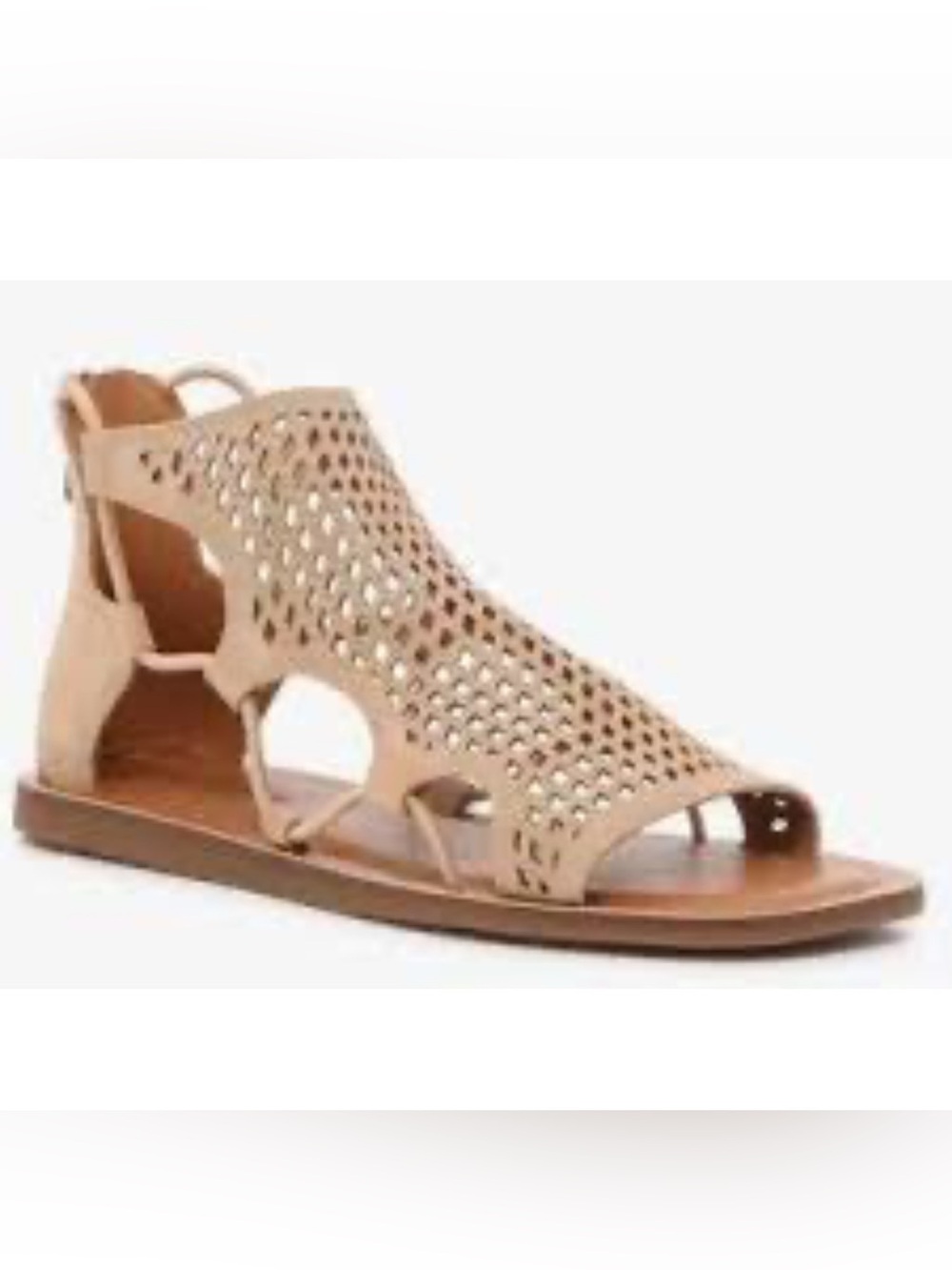 Lucky Brand Baldin Women's Laser Cut Gladiator Sandals 9.5